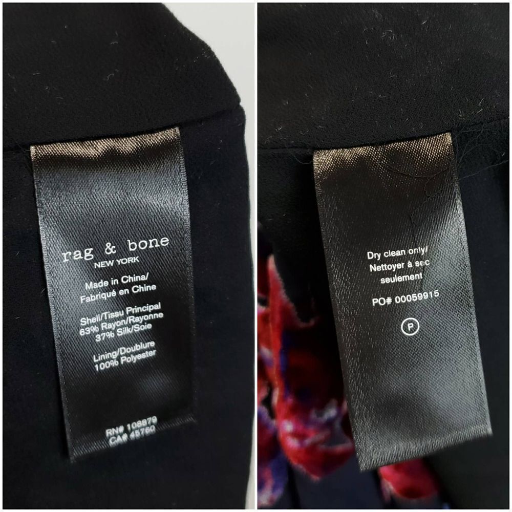 Rag & Bone Eloise Burnout Velvet Mini Dress - Picture 10 of 10